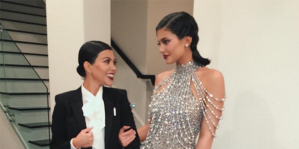 Kourtney Kardashian Kylie Jenner From Kris Jenners Great Gatsby